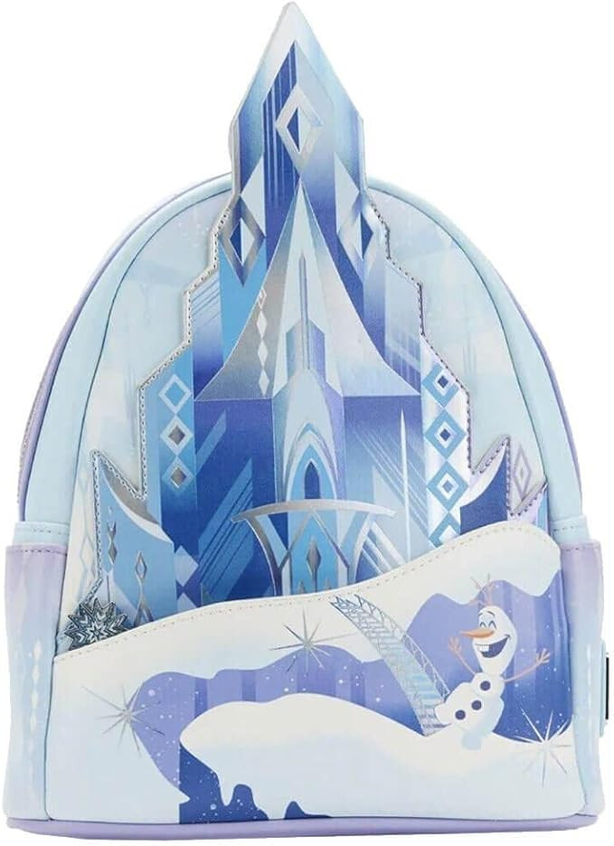 Loungefly Disney Frozen Princess Castle Womens Double Strap Shoulder Bag Purse | Amazon (US)