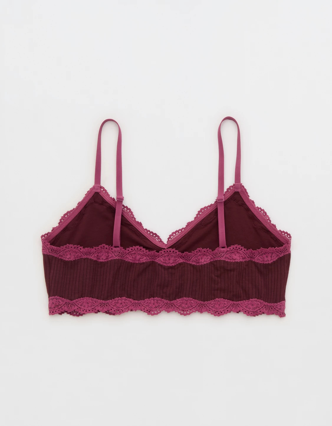 OVERSLEPT By Aerie Modal Lace Trim Bralette | Aerie