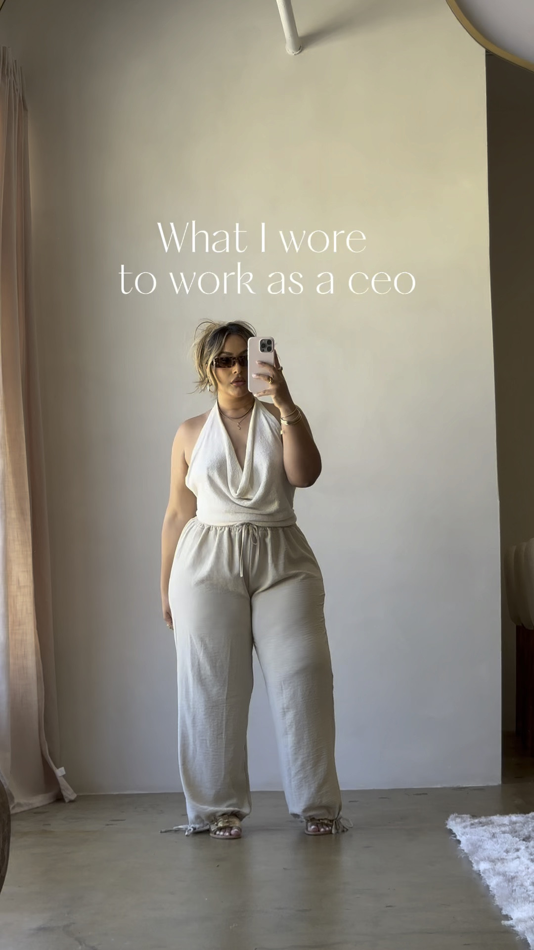 Wearing a size large in the top and a size XX-large in the pants! 👀 

#LTKstyletip #LTKmidsize #LTKVideo