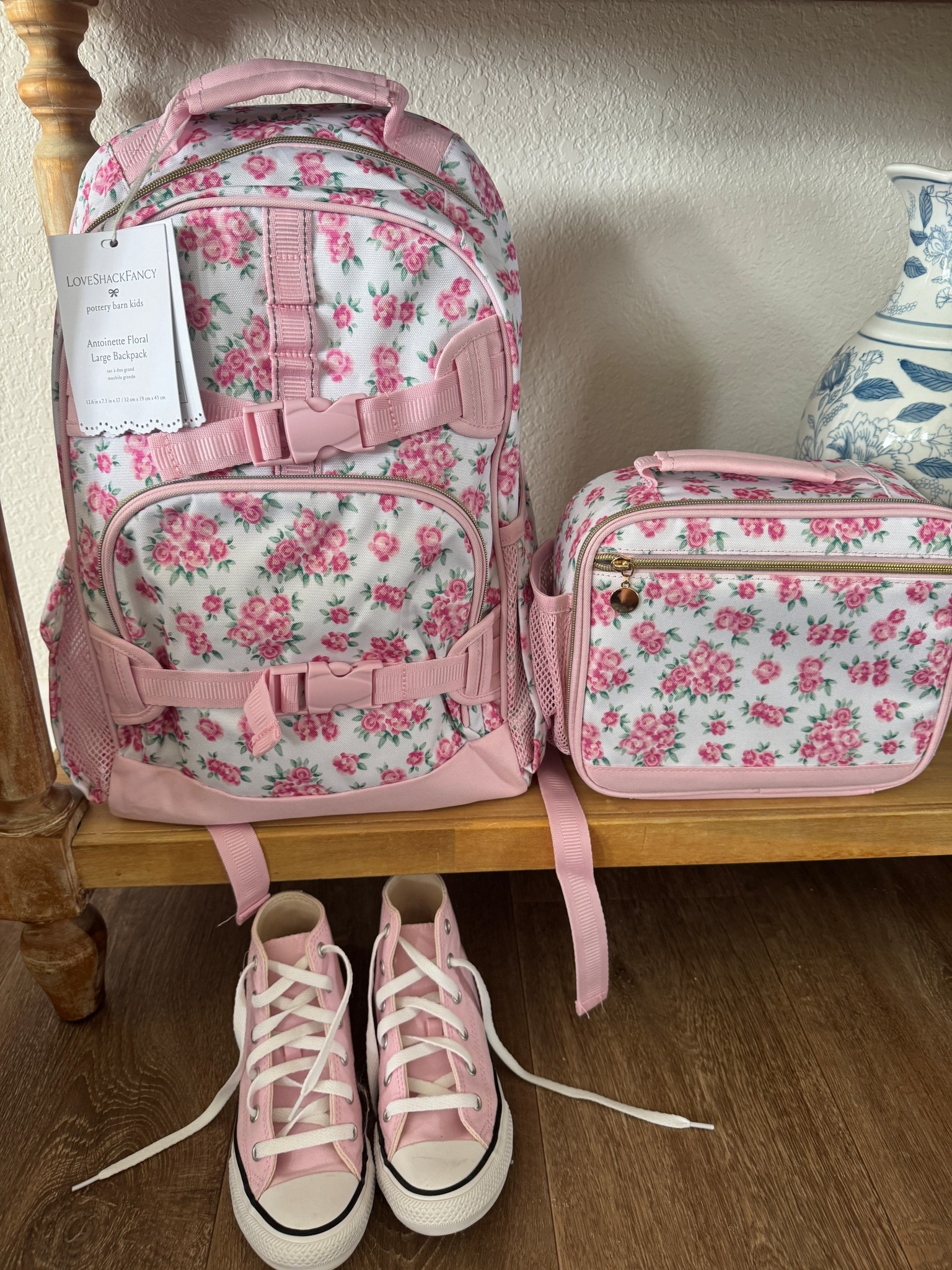 Girls pink LoveShackFancy Pottery barn floral backpack !! Pink girly back to school backpack on sale ! Classic girls backpack / pottery batn backpacks , pottery barn lunch boxes  

#LTKFamily #LTKKids #LTKSaleAlert