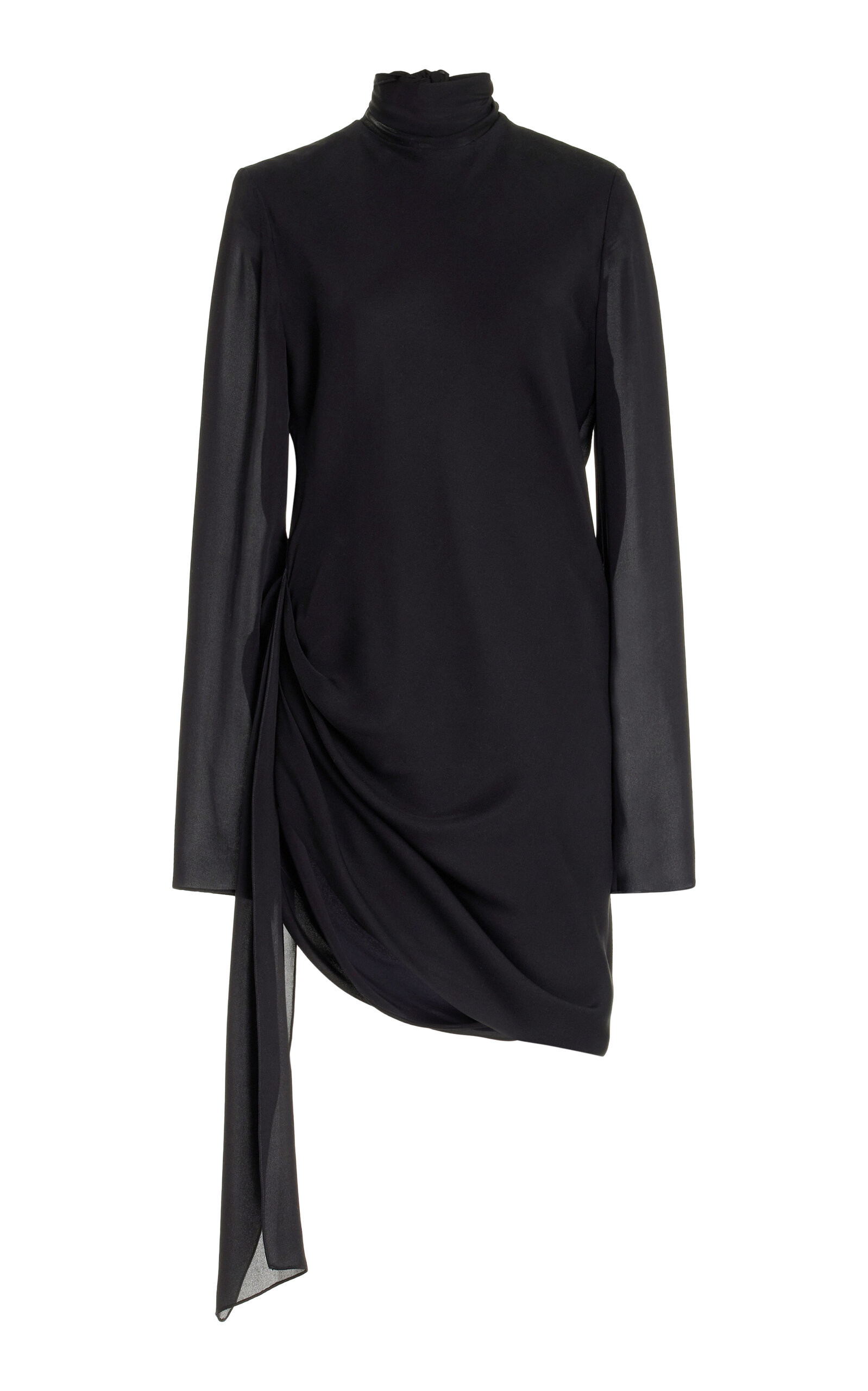 The Raina Scarf-Detailed Silk Midi Dress | Moda Operandi (Global)