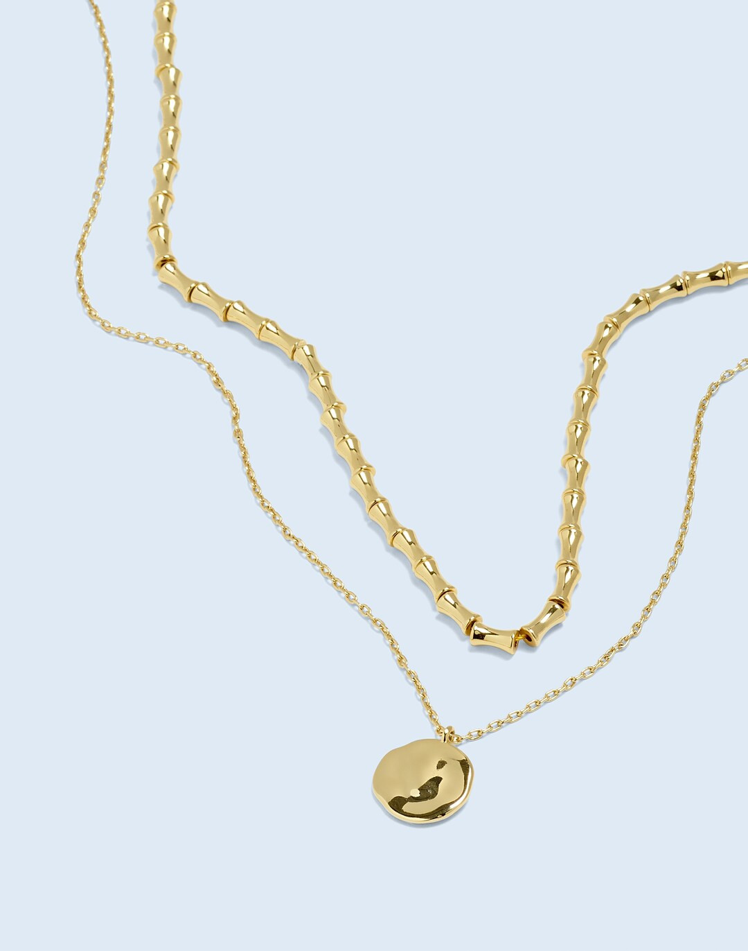 Two-Pack Beaded Pendant Necklace Set | Madewell