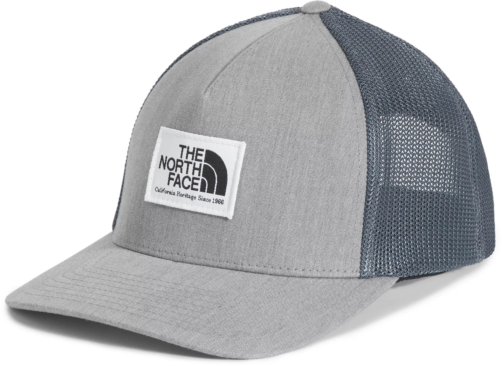 The North Face Keep It Patched Trucker Hat, Men's, Tnf Lt Grey Hthr/Tnf Wht | Going Going Gone