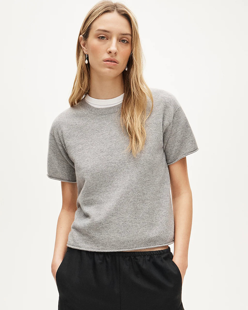 Cashmere relaxed T-shirt | J. Crew US