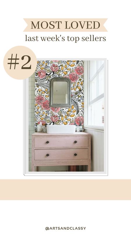 This floral sketch wallpaper is one of this week’s best sellers. It’s perfect for your next DIY project 

#LTKSeasonal #LTKhome