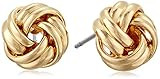 Amazon.com: Anne Klein "Classics" Gold-Tone Knot Stud Earrings: Clothing, Shoes & Jewelry | Amazon (US)