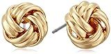Amazon.com: Anne Klein "Classics" Gold-Tone Knot Stud Earrings: Clothing, Shoes & Jewelry | Amazon (US)