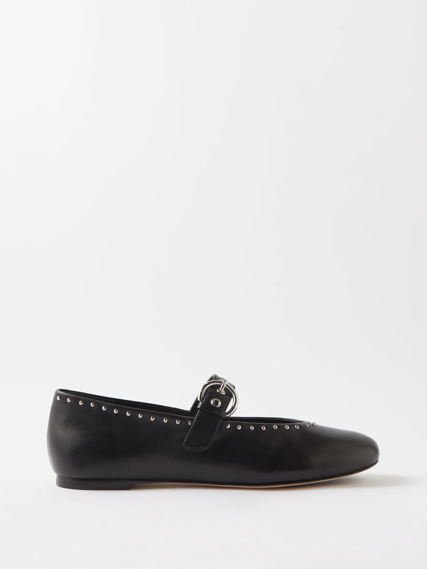 Bethany studded leather Mary Jane ballet flats | Matches (UK)