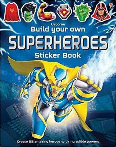 Build Your Own Superheroes Sticker Book | Ellifox