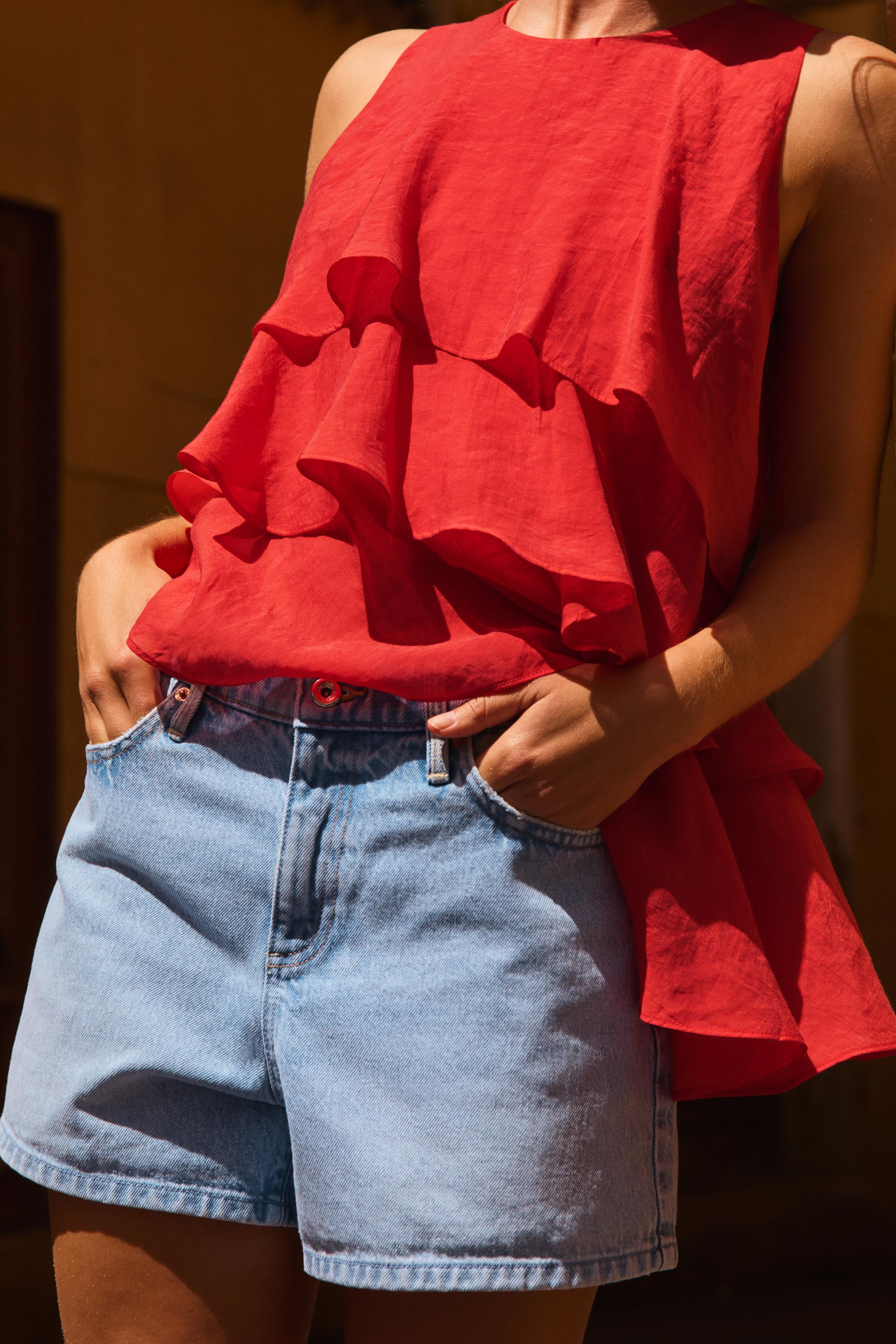 Z1975 MOM FIT MID-RISE SHORTS | Zara Canada