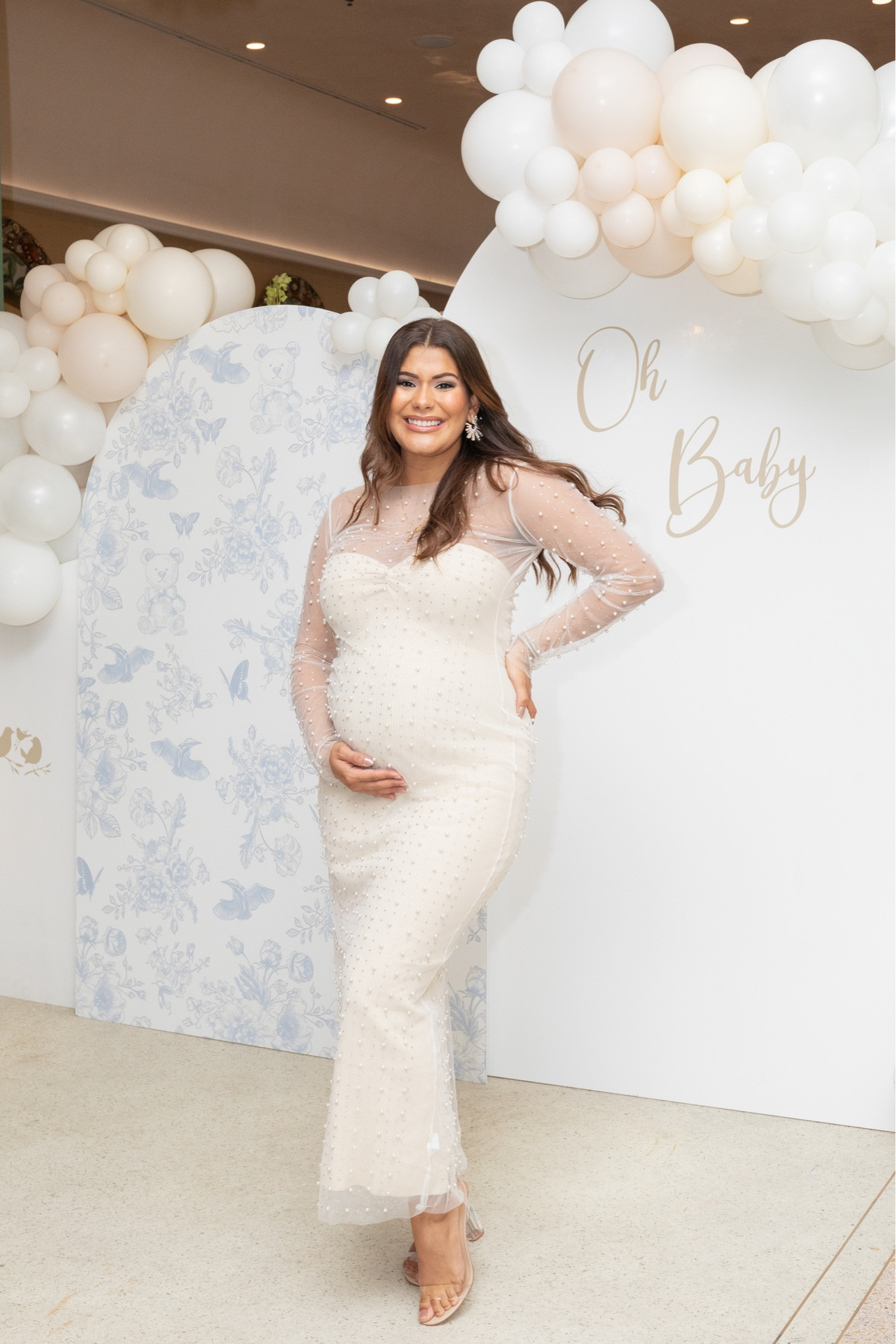 Baby shower outfit pearl maternity dress bump friendly 

#LTKfindsunder50 #LTKfindsunder100 #LTKbump