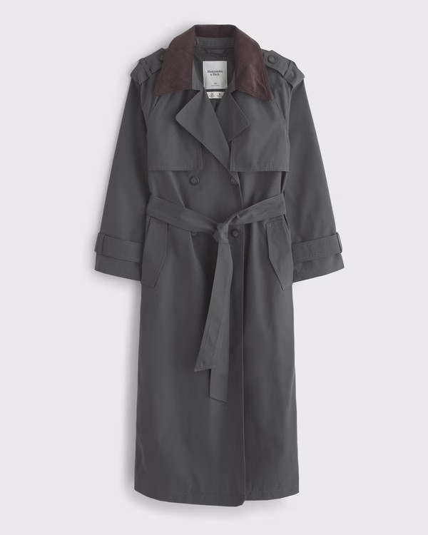 Women's Classic Trench Coat | Women's Coats & Jackets | Abercrombie.com | Abercrombie & Fitch (US)