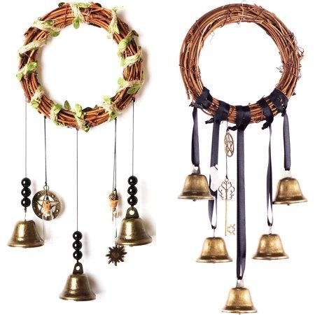 Witchcraft Altar Supplies Witch Bells 2 Decorative Door Hanging Bells | Walmart (US)