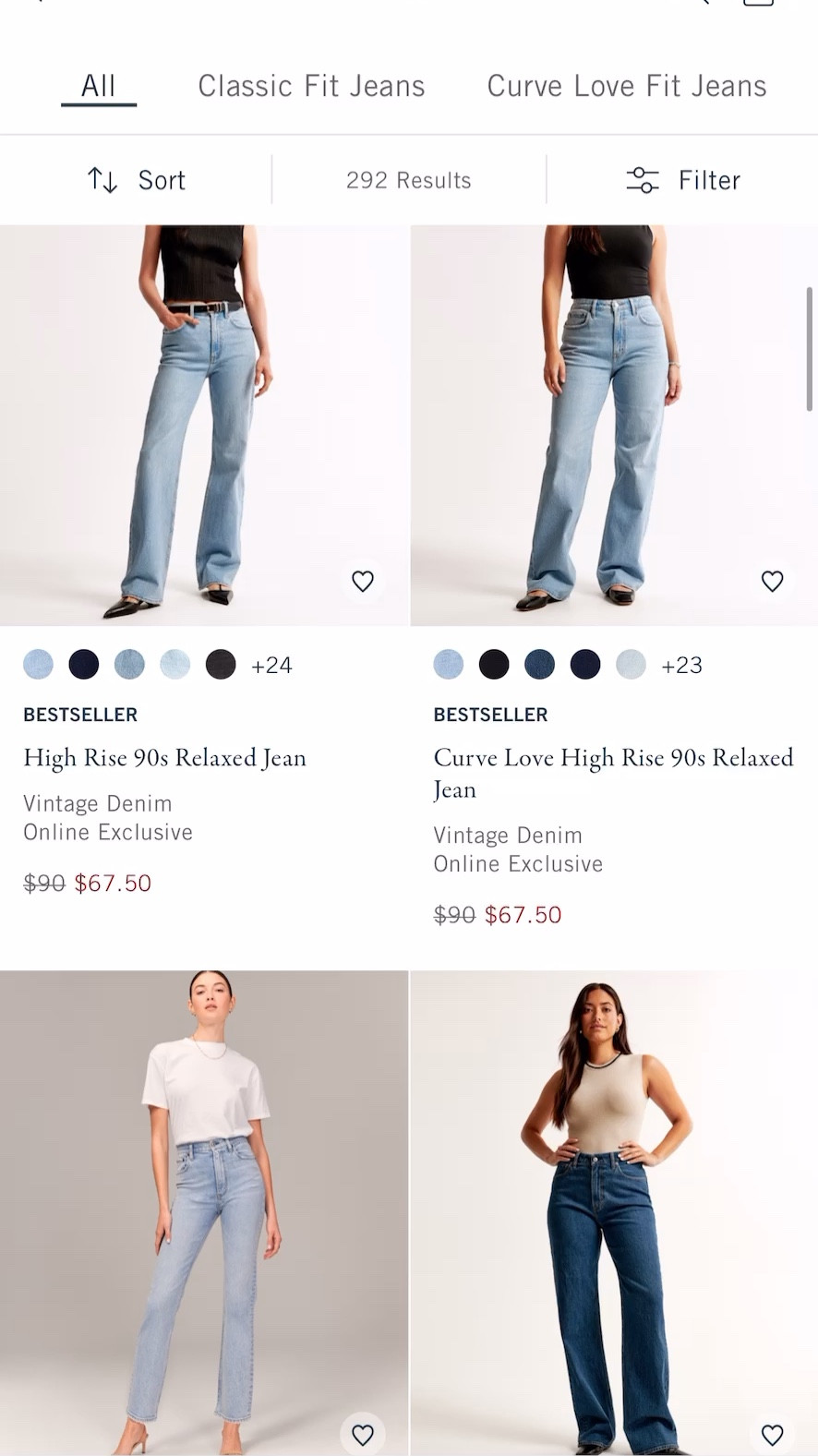 Extra stackable discount code: SUITEAF 


Abercrombie Jean sale, semi annual Jean sale, fall jeans, Abercrombie jeans, sale alert 

#LTKxAF