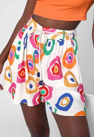 Short Lança Perfume Geométrico Off-White | Dafiti (BR)