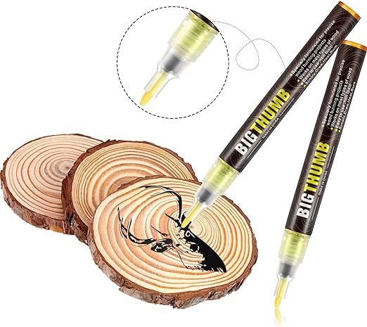 Pyrography Marker Wood Burning Pen for DIY Wood Painting, Replace Wood Burning Iron Tool, Easy an... | Amazon (US)