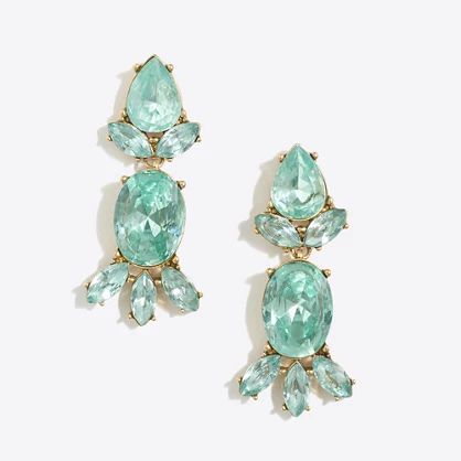 Crystal statement dangle earrings | J.Crew Factory