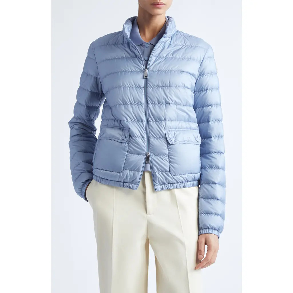 Moncler Lans Down Puffer Jacket in Blue at Nordstrom, Size 0 | Nordstrom