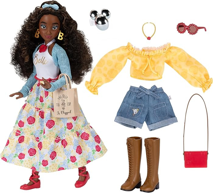 Disney ILY 4ever Fashion Dolls Inspired by Belle 11.5" Tall with 13 Points of Articulation, Two C... | Amazon (US)
