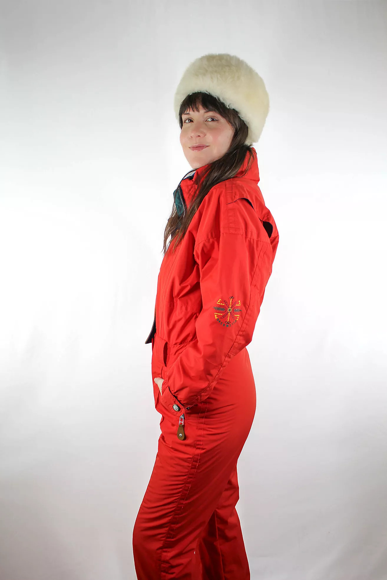 Vintage Obermeyer Red Hooded Ski Suit Selected By Moons + Junes Vintage | Free People (Global - UK&FR Excluded)