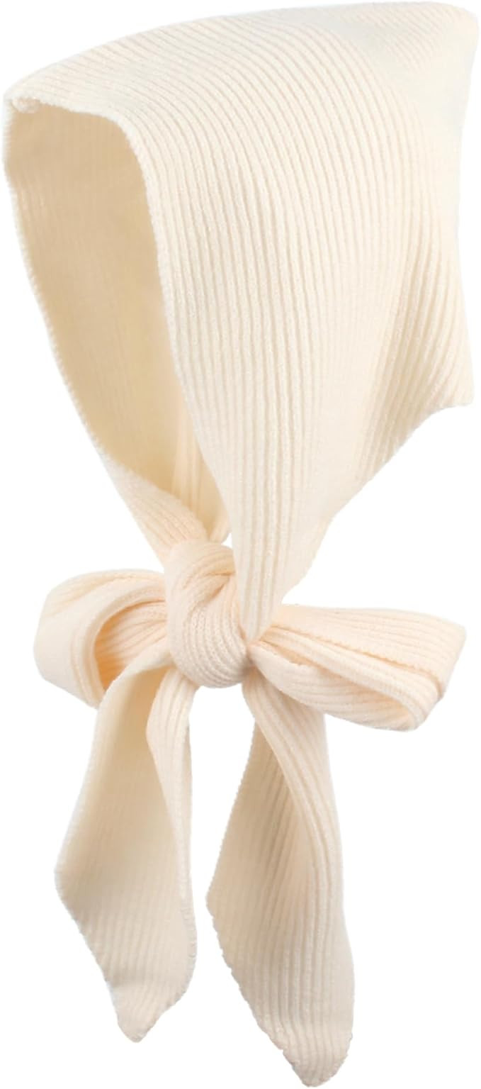 Hoce Scarf Hats for Women Girls,Hooded Scarf Hat for Women Knit Skull Cap Warm Tie Under Chin Fis... | Amazon (US)