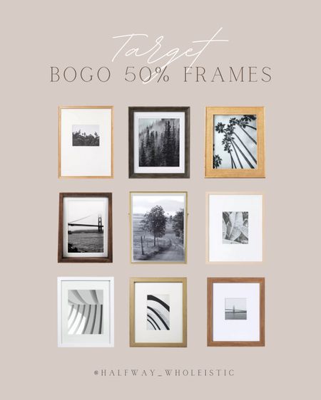 Buy 1, get 1 50% off picture frames right now at Target!

#gallerywall #homedecor #neutral #art #photo 

#LTKsalealert #LTKhome #LTKfamily