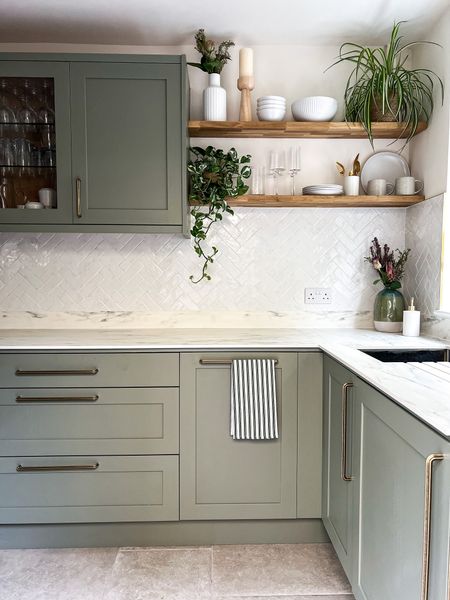 The kitchen cabinets are the standard sage green from the kitchen we went with but I have found a similar paint colour 

#LTKhome #LTKfindsunder50 #LTKeurope