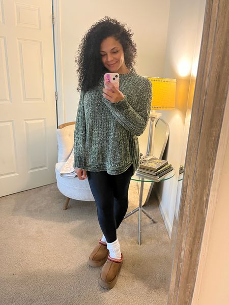Sweater weather! Yes I’m still wearing this super cozy sweater from Pink Lily! Along with the famous Spanx and my camel taz Uggs! I’ve been ready for fall! 😊🍁

#LTKHoliday #LTKSeasonal #LTKsalealert