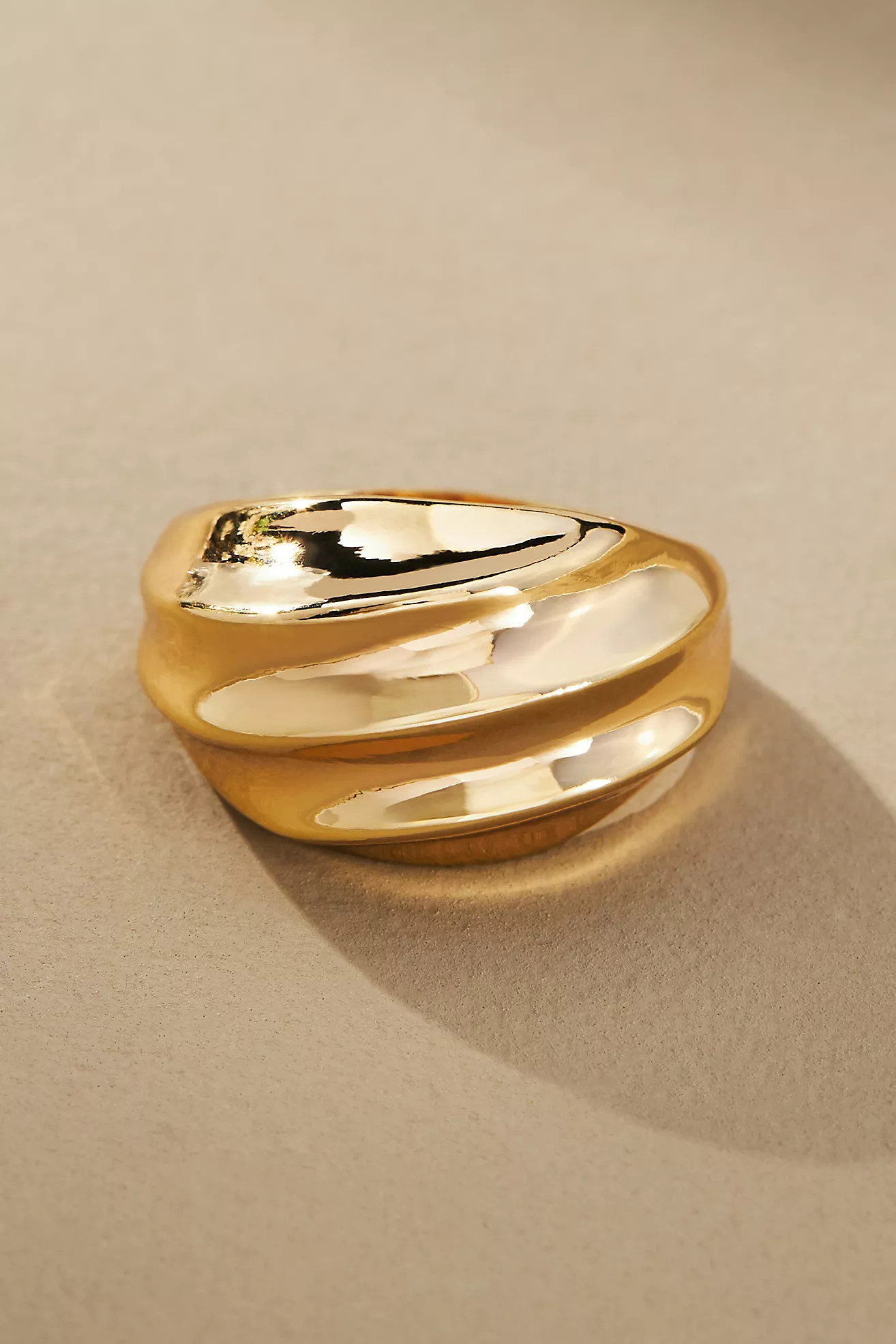 Ribbed Stacking Ring | Anthropologie (US)