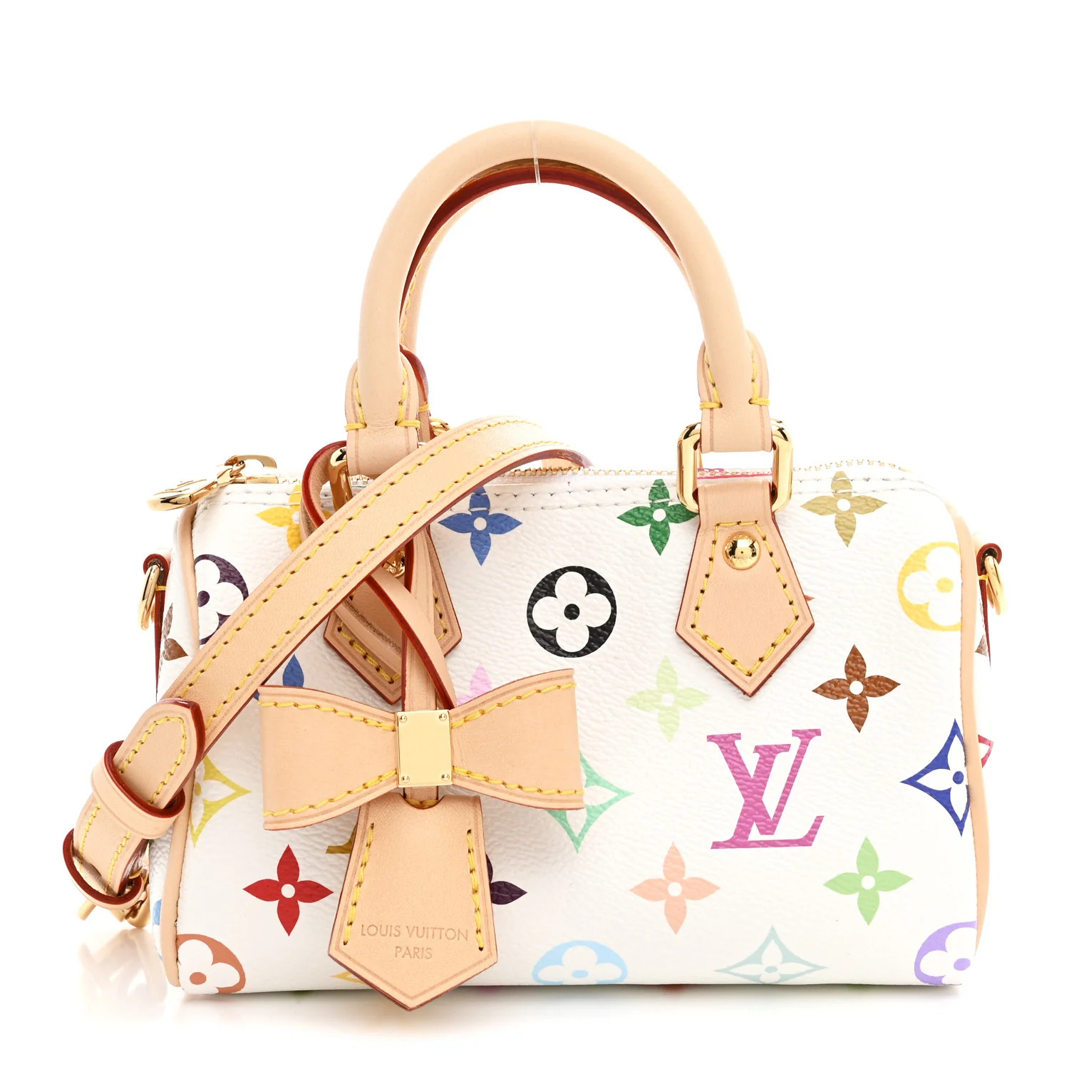 Louis Vuitton LV X TM Monogram Multicolor Nano Speedy White 1867073 | FASHIONPHILE (US)
