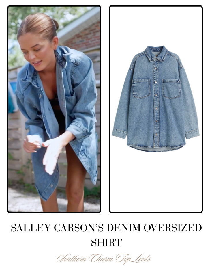 Salley Carson's Denim Oversized Shirt 

 