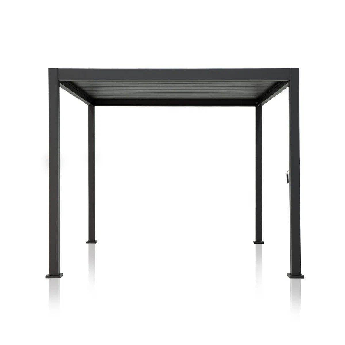 111S Aluminum Pergola with Steel Adjustable Louvered Roof | Wayfair North America