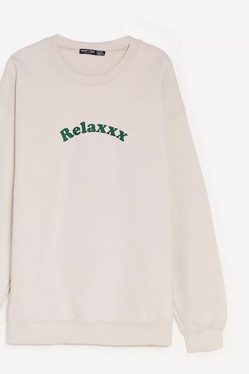 Plus Size Relaxxx Oversized Sweatshirt | Nasty Gal (US)