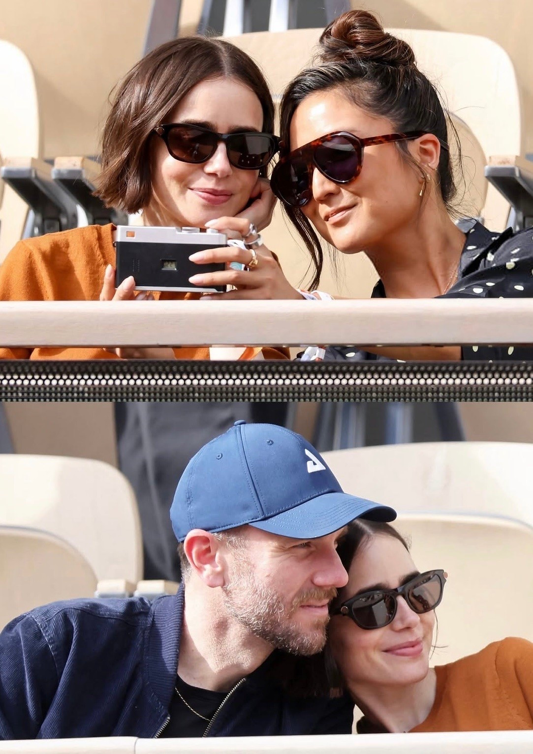 Cell alert! Lily Collins sunglasses she wore in Paris