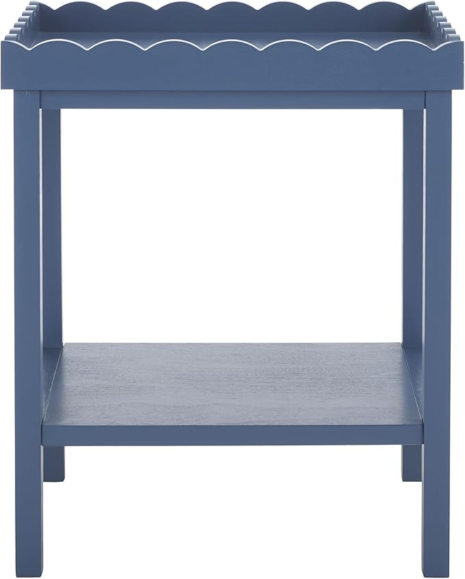 SAFAVIEH Home Collection Starlyn Blue Accent Table | Amazon (US)