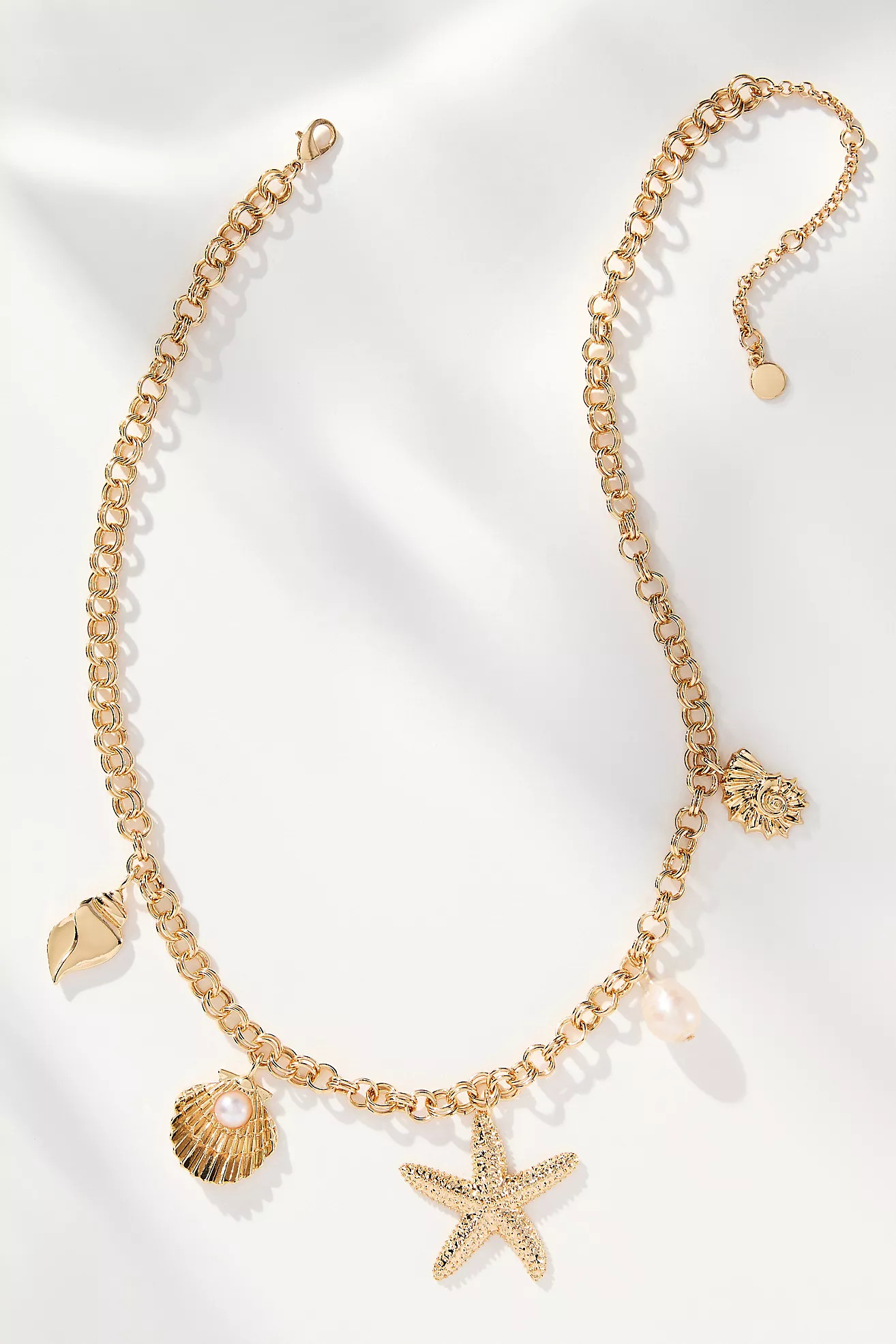 BaubleBar Mariam Shell Charm Necklace | Anthropologie (US)
