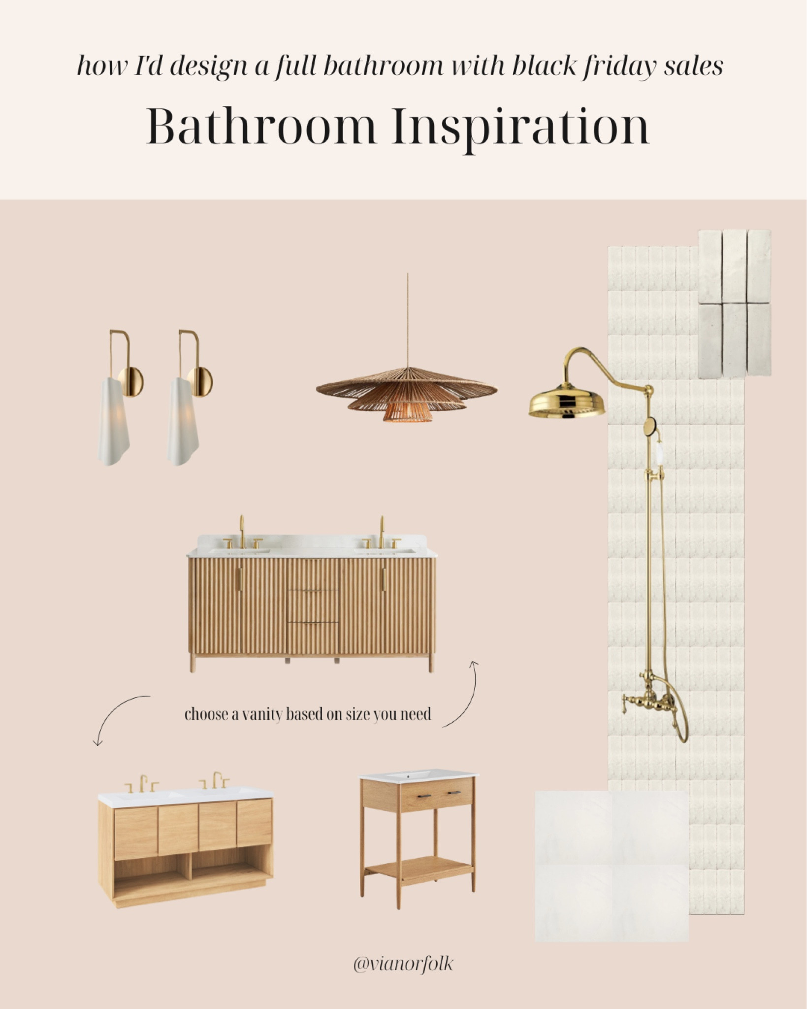 Here’s how I’d pull together a full bathroom design using Black Friday finds.

#BlackFridayDeals


#LTKHome #LTKSaleAlert