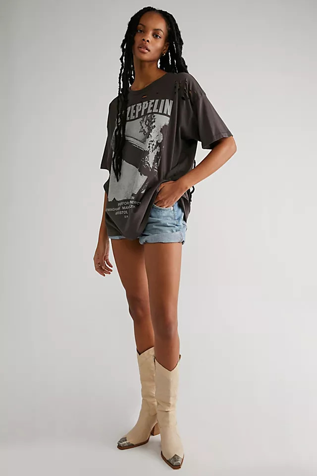 Led Zeppelin Blimp 1969 Merch Tee | Free People (Global - UK&FR Excluded)