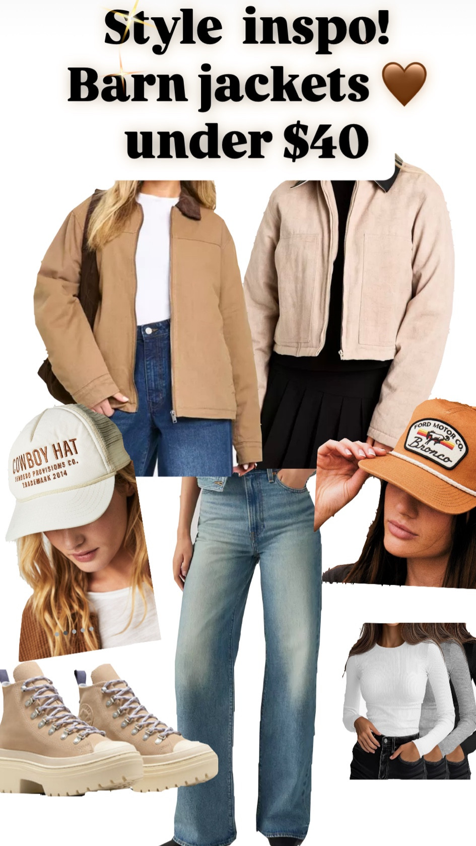 Jump on the barn jacket trend! 

#LTKOver40 #LTKStyleTip #LTKFindsUnder100