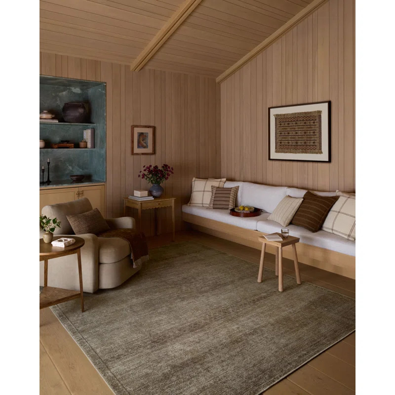 Amber Lewis x Loloi Cambria Ash / Bark Area Rug | Wayfair North America