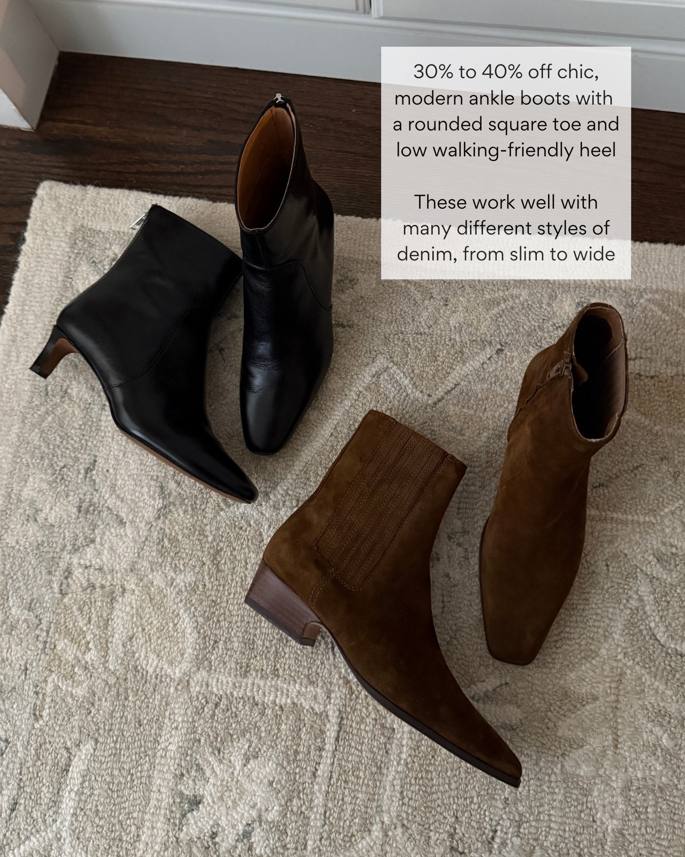 Nordstrom cyber Monday discounts just got steeper!

I’m a 5.5 in Steve Madden (linked the updated version of this boot) and Madewell, which are slightly narrow across the toes 




#LTKCyberWeek #LTKSeasonal #LTKGiftGuide