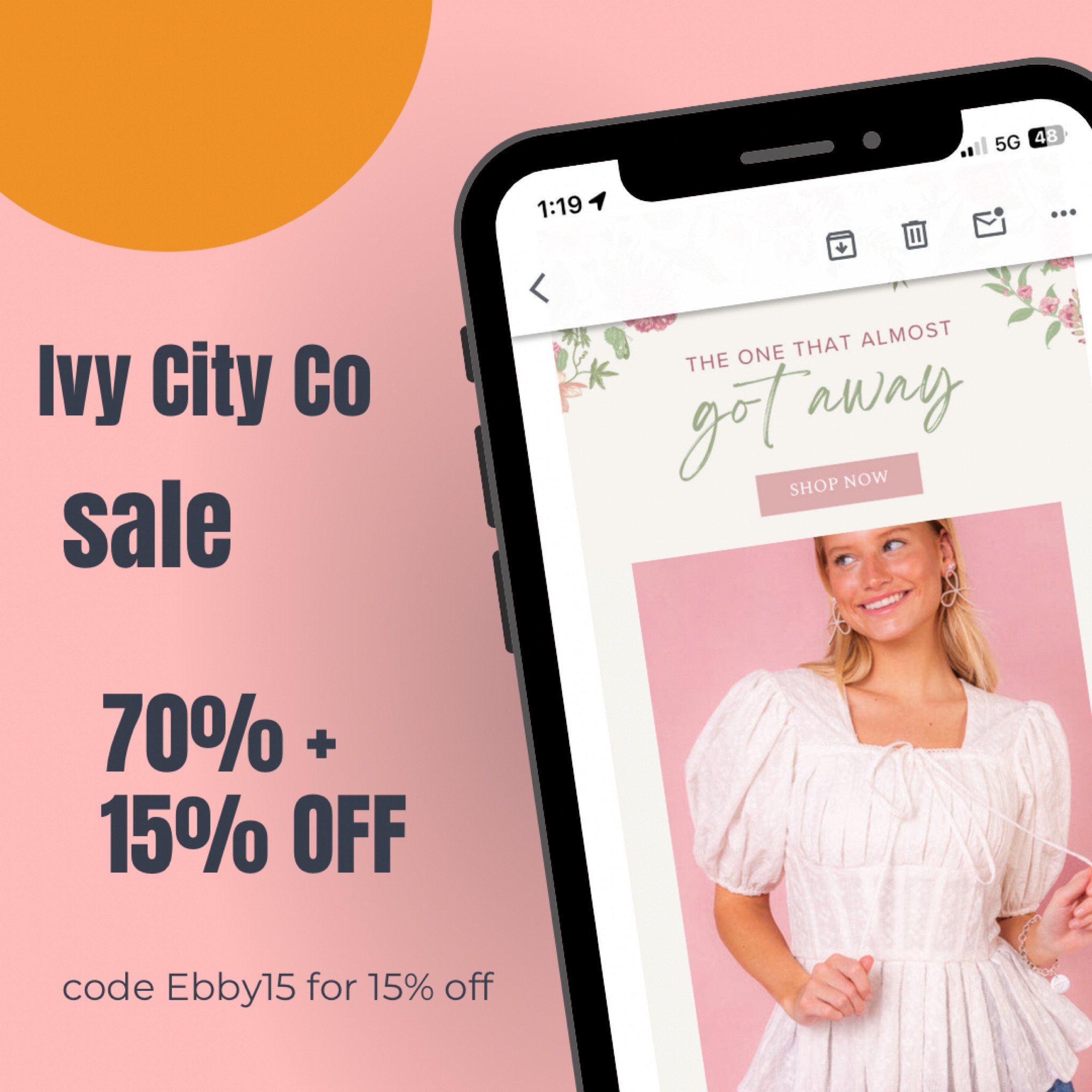 I made my first order yesterday with ivy city co ! I thought the same would be a good opportunity to try out a new modest clothing brand. Make sure to use ebby15 and get the additional 15% off #modest #christian #modestclothing 

#LTKStyleTip #LTKBump #LTKSummerSales