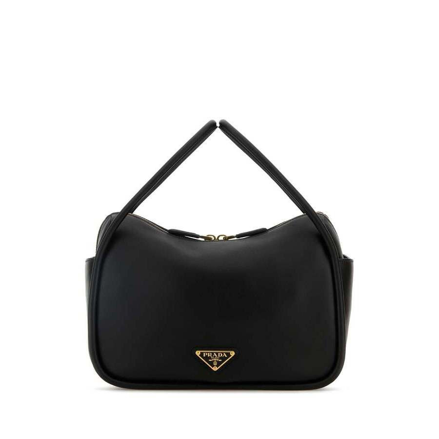 Prada Leather Shoulder Bag â Black | Jomashop.com & JomaDeals.com