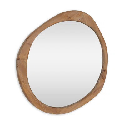 Caddaric Round Solid Wood Wall Mirror | Wayfair Professional