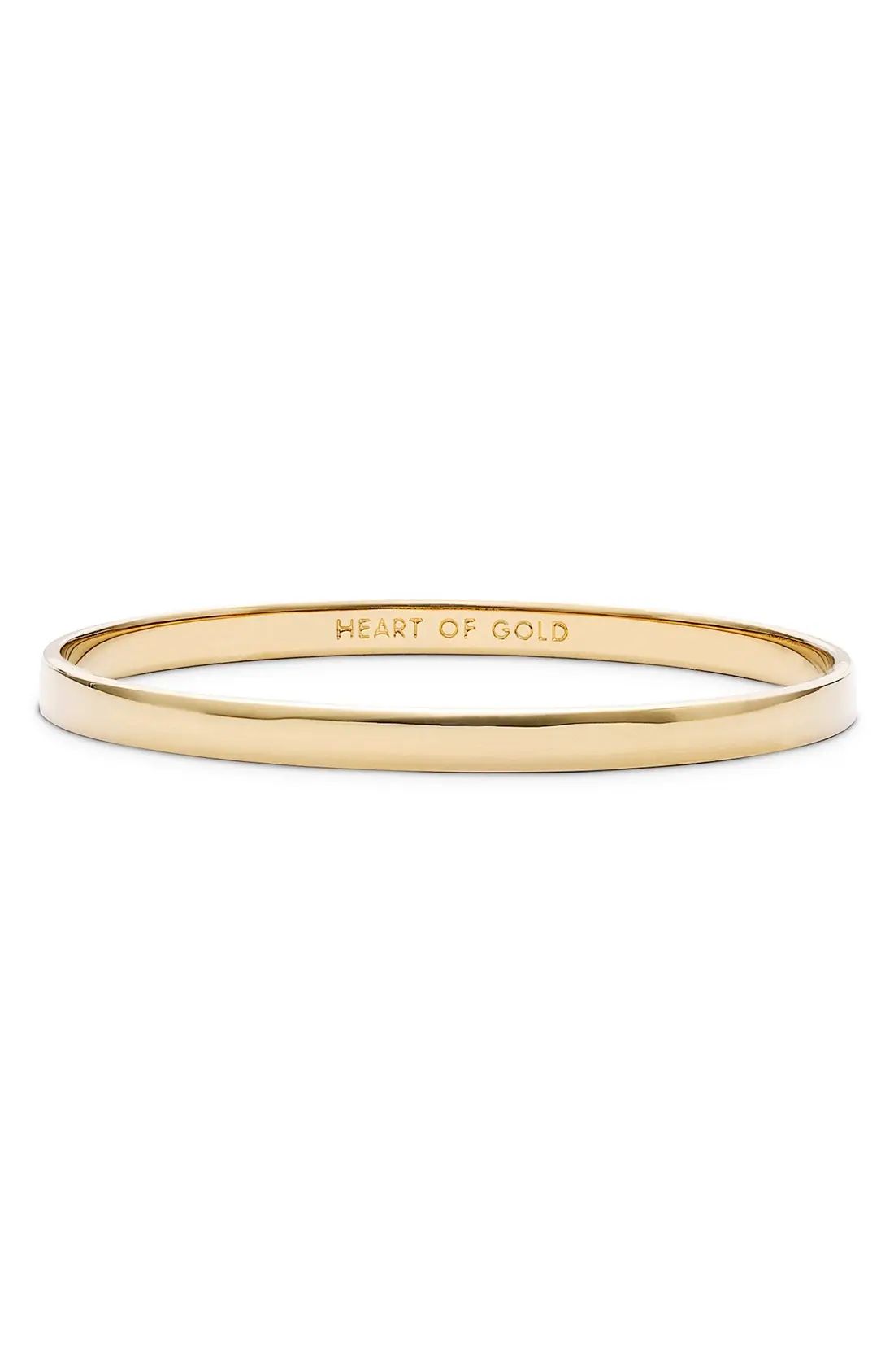 kate spade new york 'idiom - heart of gold' bangle | Nordstrom