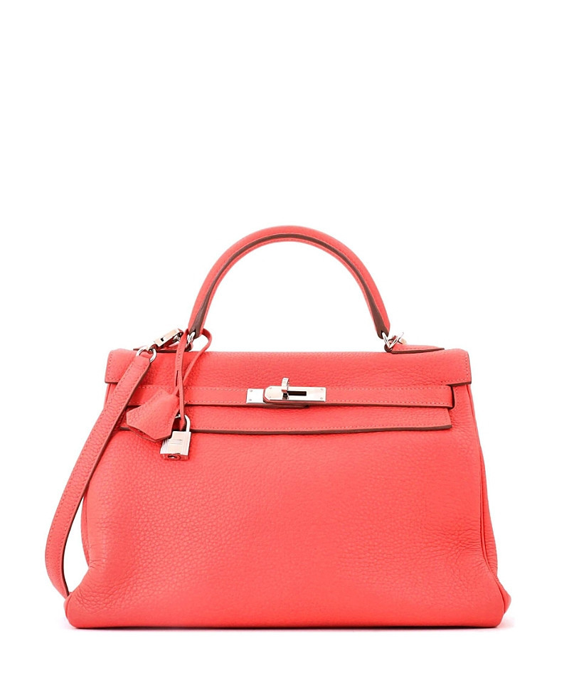 Pre-Owned HERMES Kelly 32 Leather Handbag | Bloomingdale's (US)