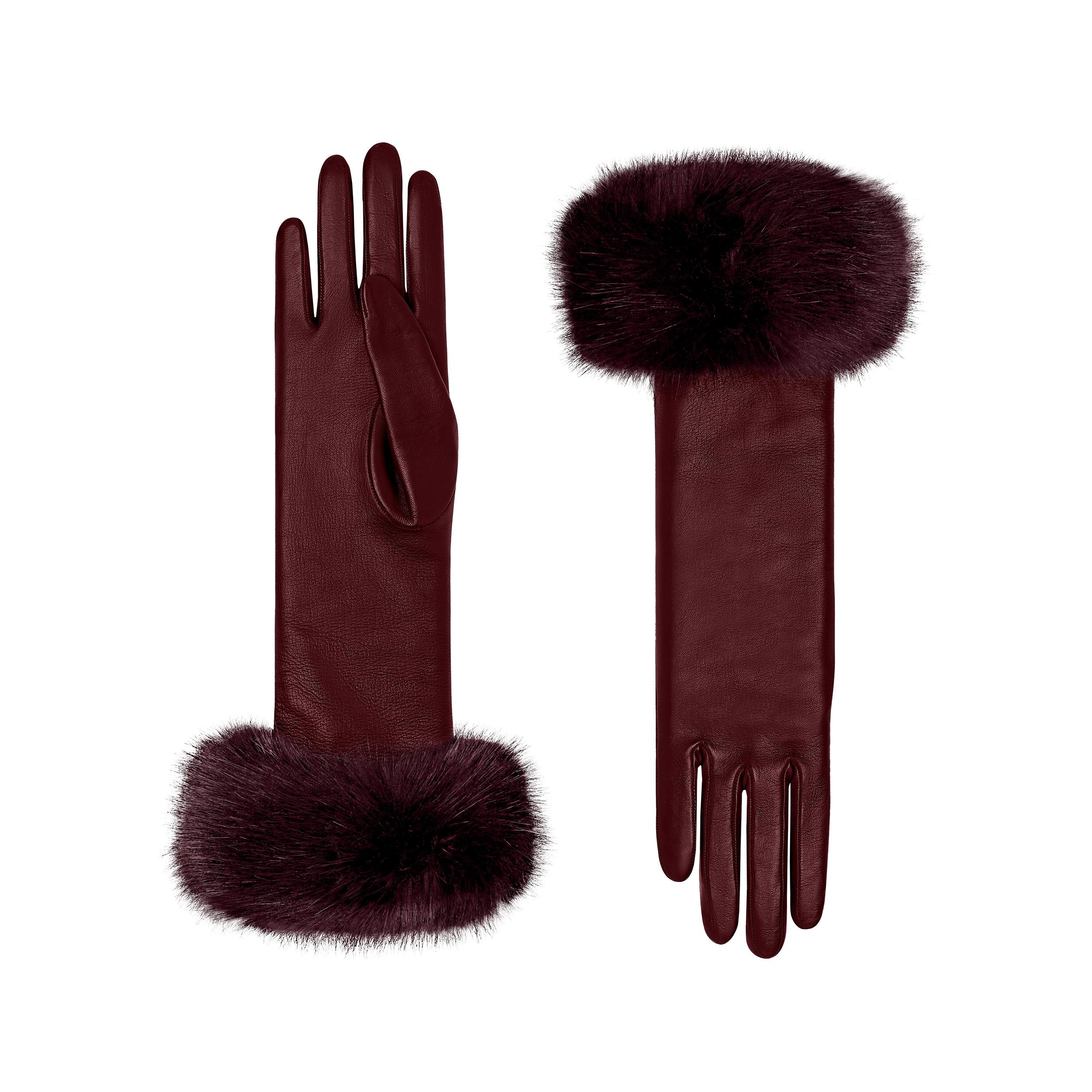 Leather Gloves with Silk Lining - Lucie | Cornelia James