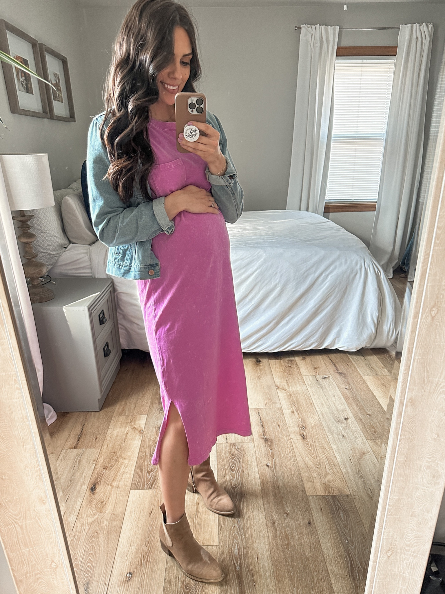 Spring maternity dress✨ 

#LTKfamily #LTKbaby #LTKbump