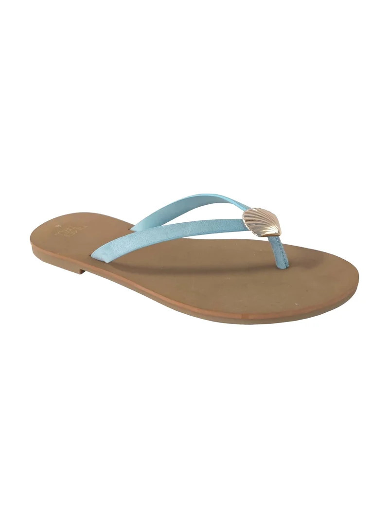 Time and Tru Women's Ornament Thong Sandals | Walmart (US)