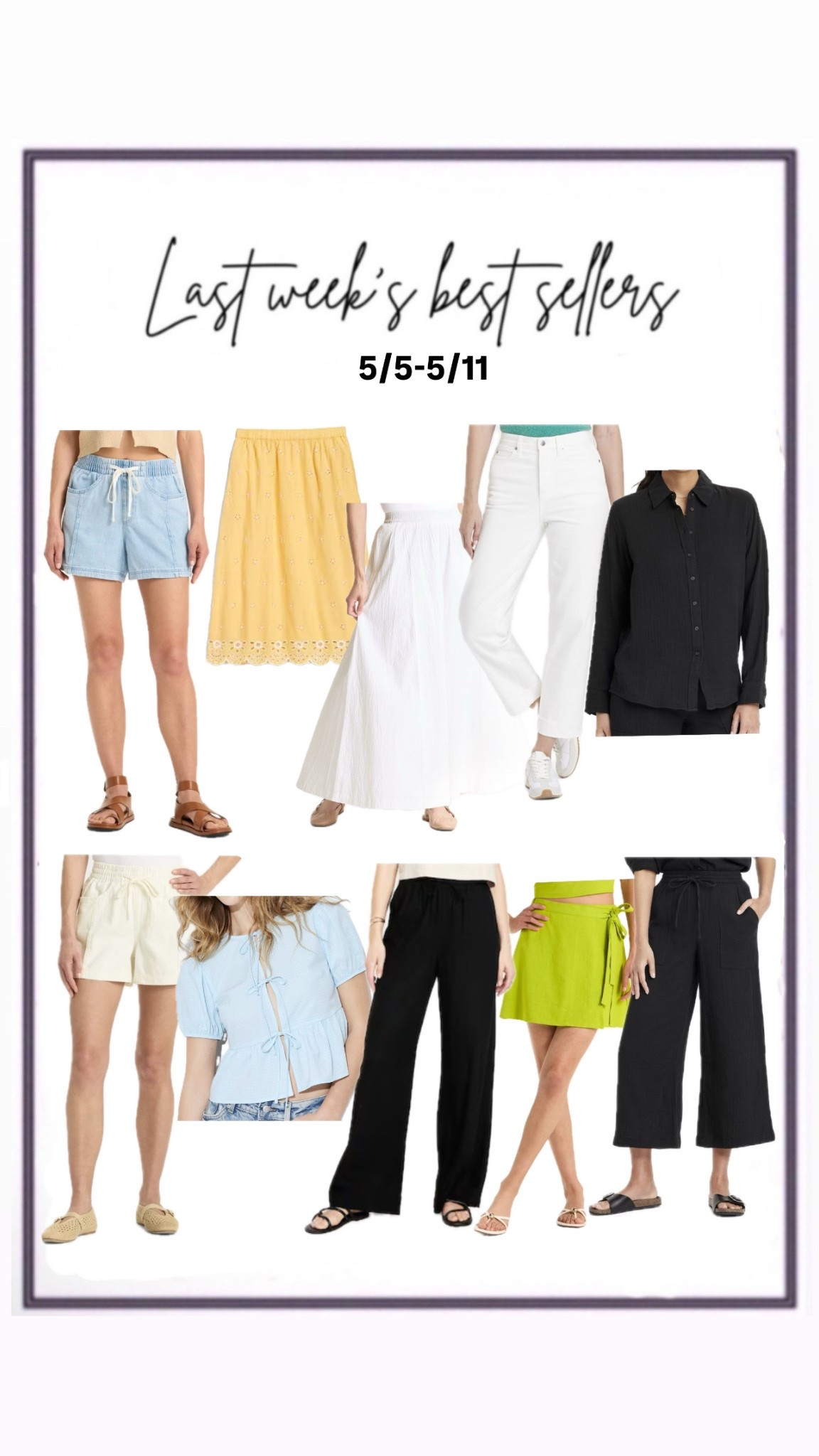 Best sellers 5/5-5/11


#LTKFindsUnder50 #LTKSeasonal #LTKSaleAlert